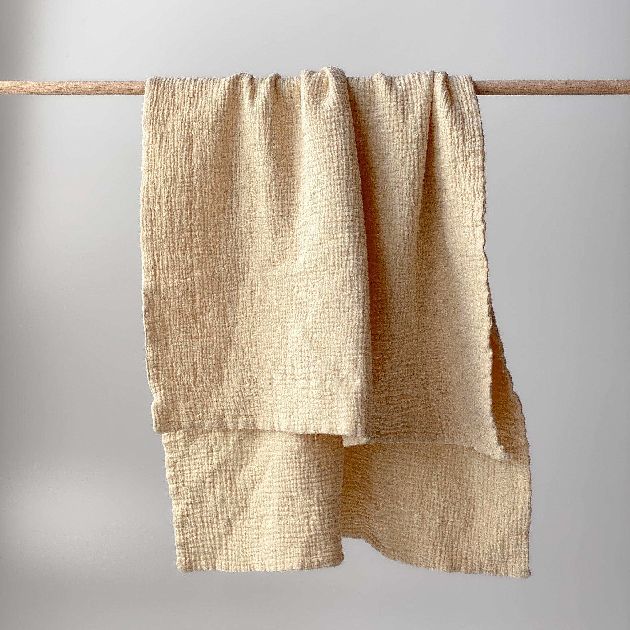 Thick Cotton Muslin Towel - LARGE 42X53 - Many Colors Available - Charley Charles