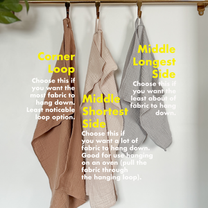 Lightweight Cotton Gauze Tea Towel - Many Colors Available