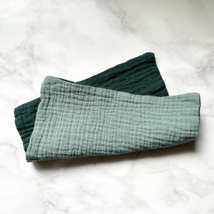 Small Cotton Gauze Cocktail Napkin - 7X7 - Many Colors Available