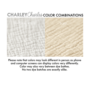 Cotton Gauze Napkin - 12X12 - Many Colors Available - Charley Charles