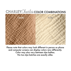 Cotton Gauze Napkin - 12X12 - Many Colors Available - Charley Charles