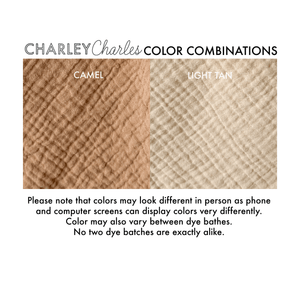 Cotton Gauze Napkin - 12X12 - Many Colors Available - Charley Charles