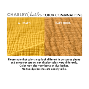 Cotton Gauze Napkin - 12X12 - Many Colors Available - Charley Charles