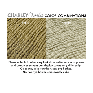 Cotton Gauze Napkin - 12X12 - Many Colors Available - Charley Charles