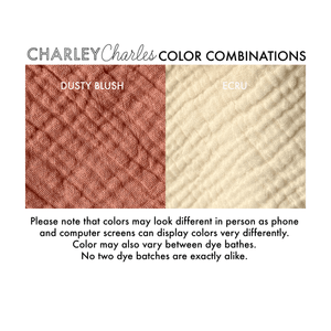 Cotton Gauze Napkin - 12X12 - Many Colors Available - Charley Charles