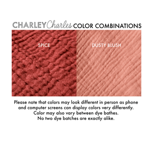 Cotton Gauze Napkin - 12X12 - Many Colors Available - Charley Charles