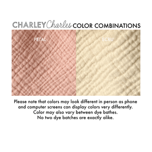 Cotton Gauze Napkin - 12X12 - Many Colors Available - Charley Charles