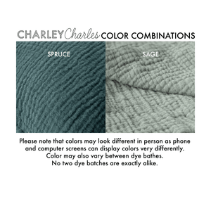 4 Layer Cotton Gauze Blanket - LARGE 42 X 53 / MORE COLORS AVAILABLE - Charley Charles