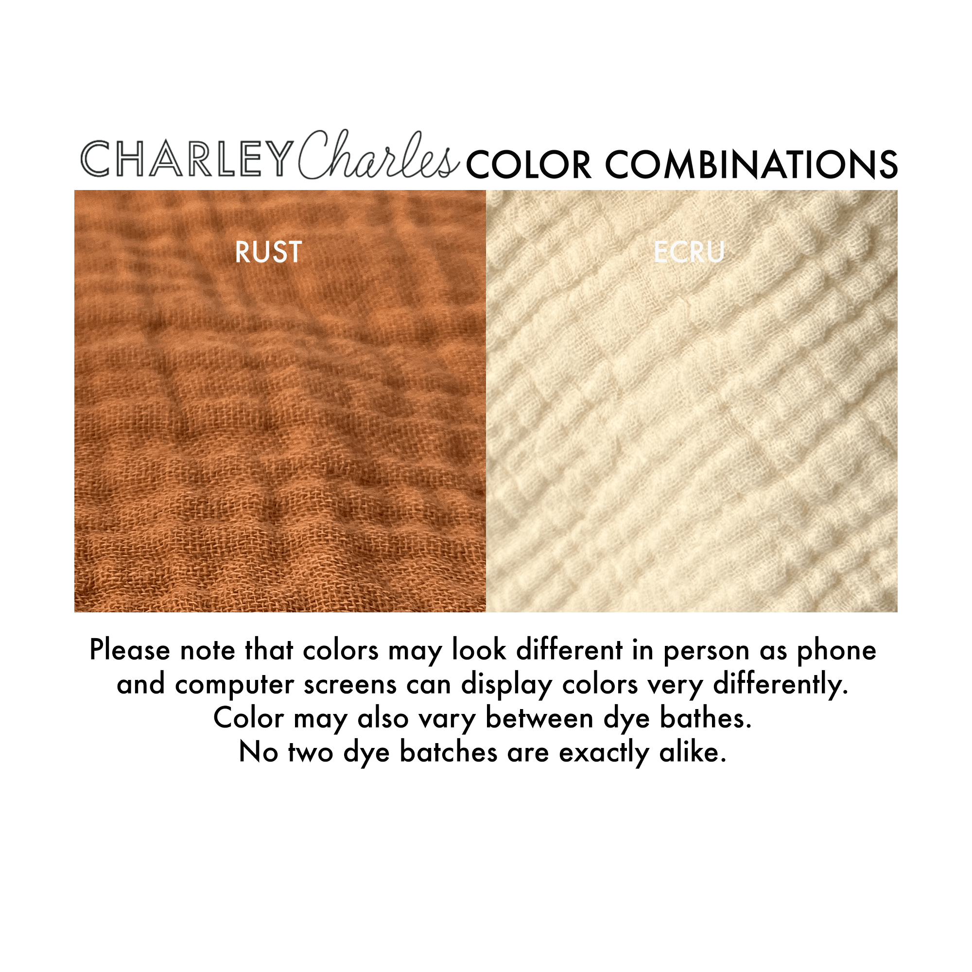 4 Layer Cotton Gauze Blanket - SMALL 32 X 39 / MORE COLORS AVAILABLE - Charley Charles