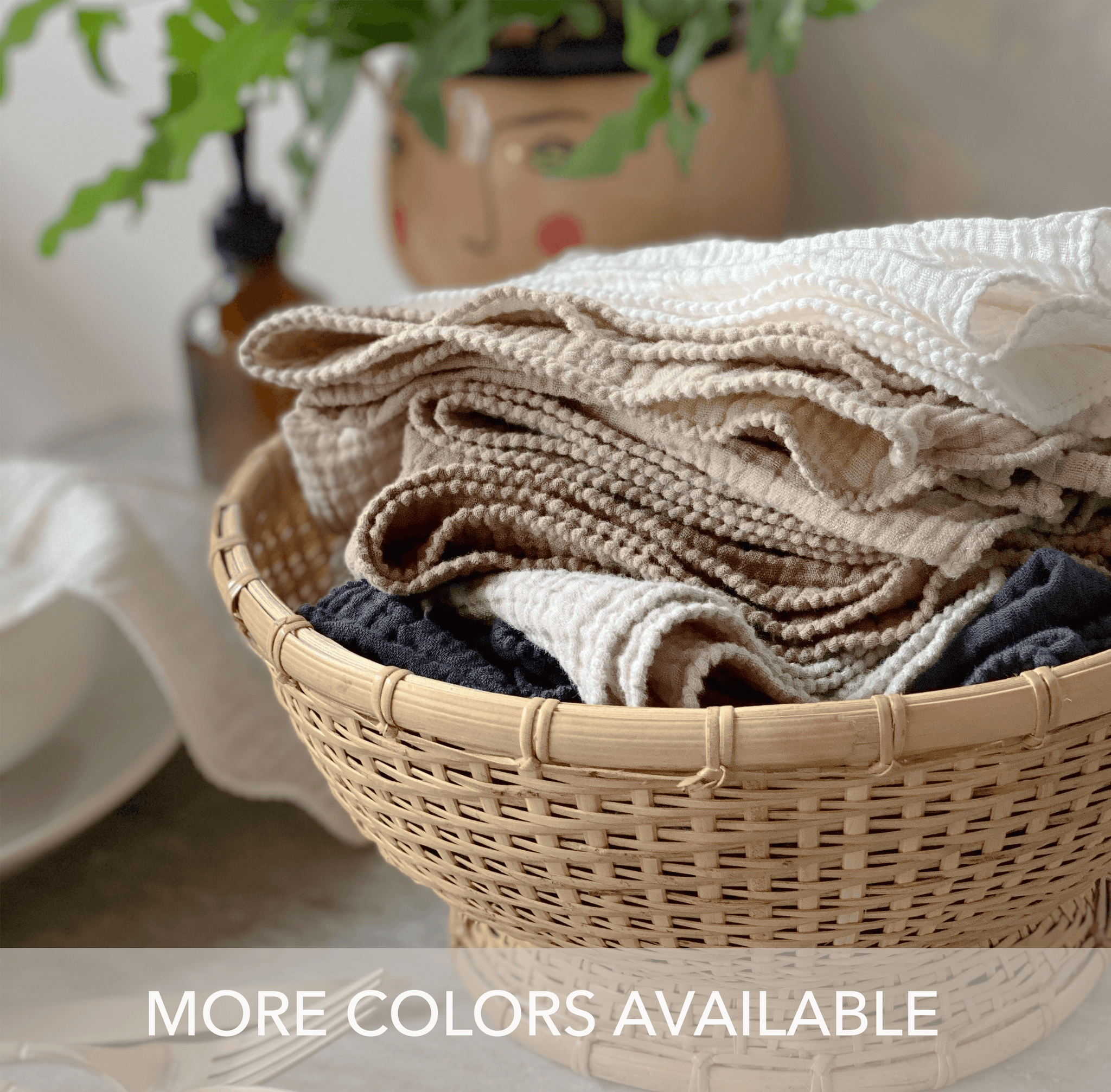 Lightweight Cotton Gauze Tea Towel - Many Colors Available - Charley Charles