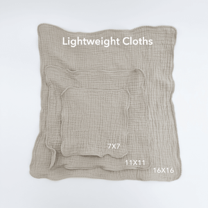 Lightweight Muslin Cloth / Napkin / Washcloth / MULTIPLE COLORS - Charley Charles