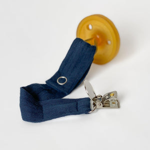 Simple Lightweight Gauze Pacifier Clip - MANY COLORS AVAILABLE - Charley Charles
