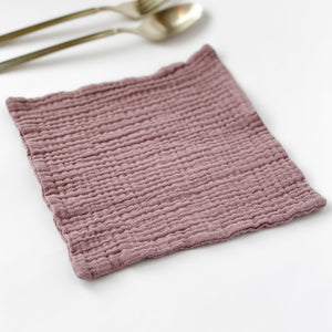 Small Cotton Gauze Cocktail Napkin - 7X7 - Many Colors Available - Charley Charles