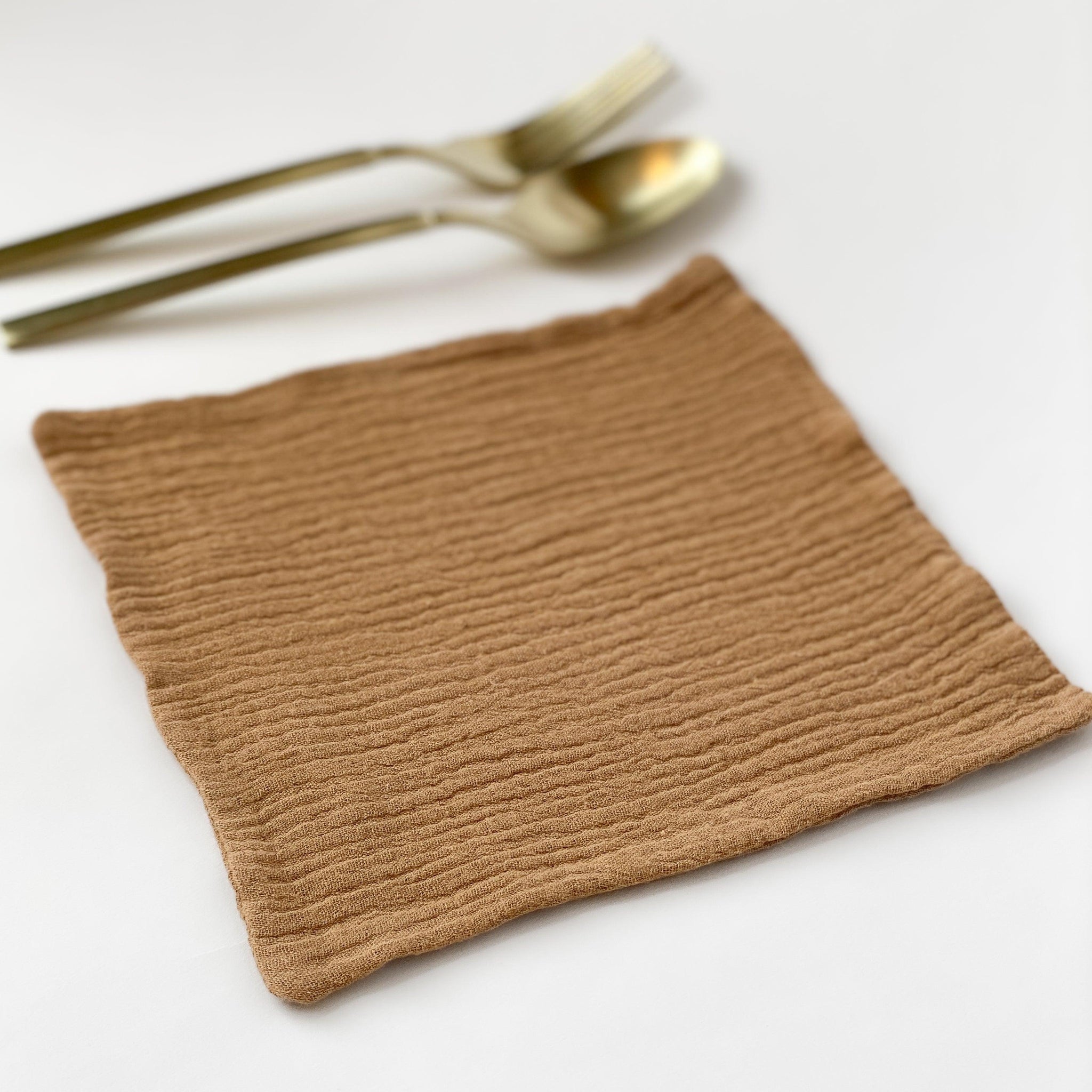 Small Cotton Gauze Cocktail Napkin - 7X7 - Many Colors Available - Charley Charles
