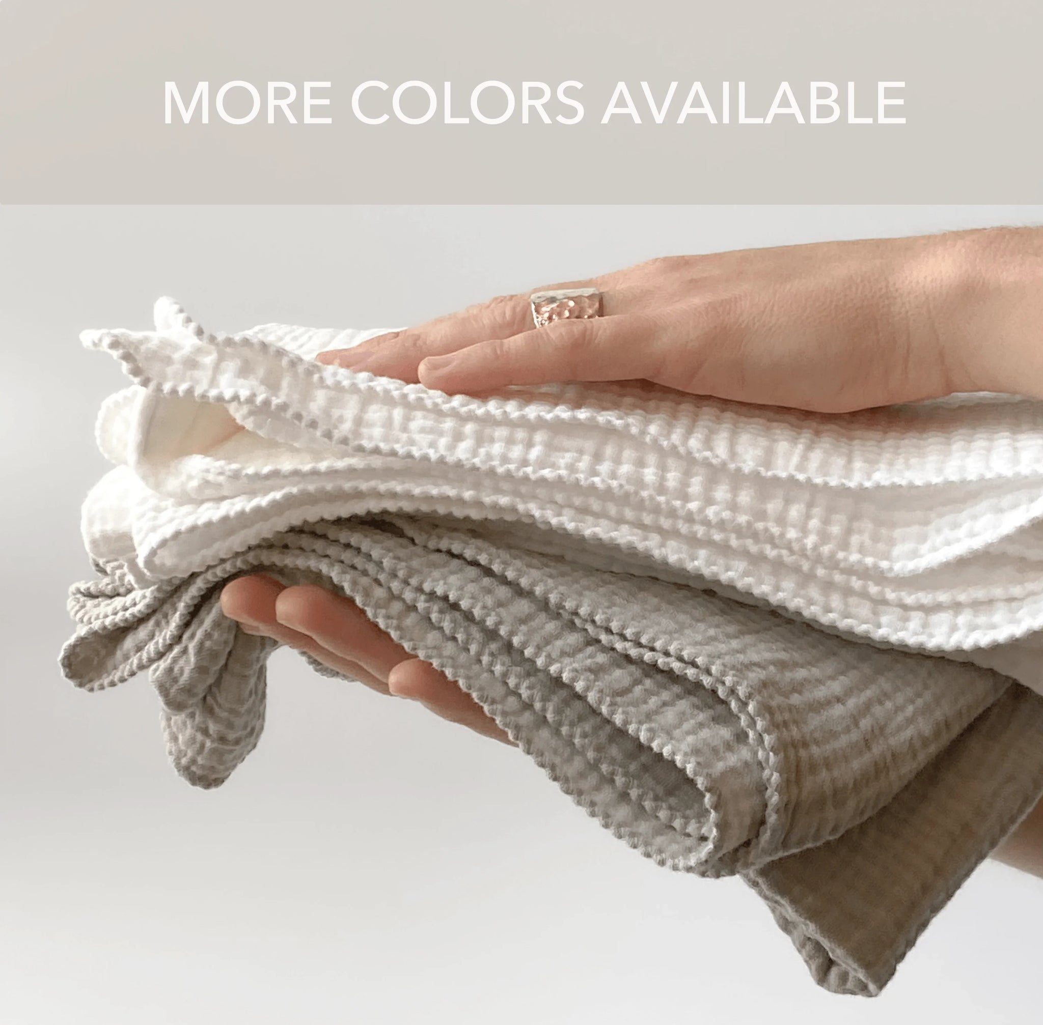 Thin Cotton Muslin Towel MEDIUM 24X40 Many Colors Available Charley Charles