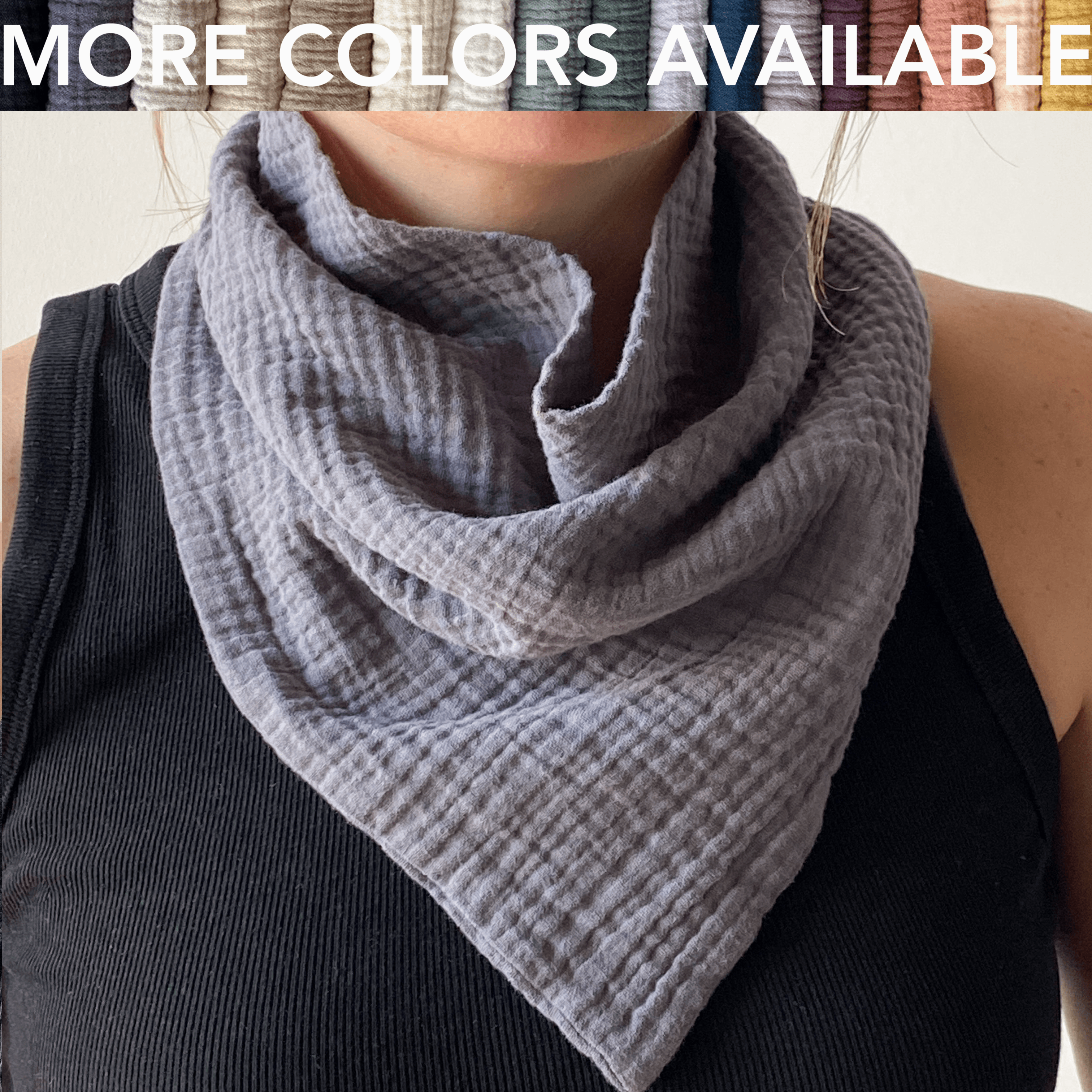 Lightweight Scarf Bib - Many Colors Available – Charley Charles